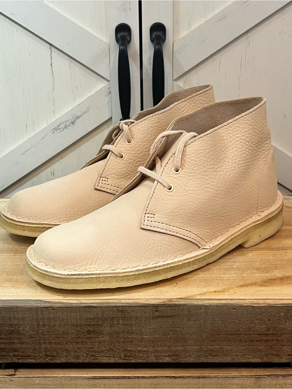 Clarks Originals Desert Boot Women’s Wheat Nubuck Leather Chukka Ankle Boots 8 - Picture 5 of 12